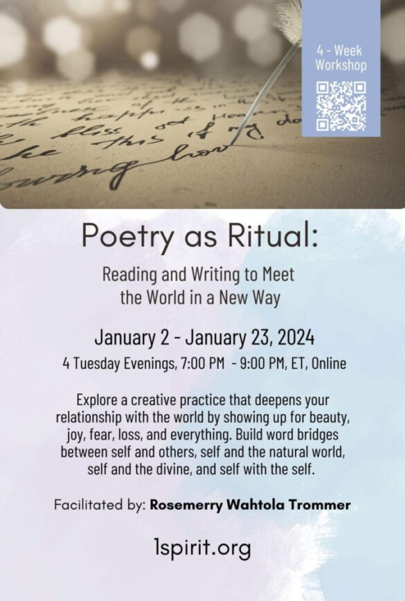 Poetry as Ritual: Reading and Writing to Meet the World in a New Way ...